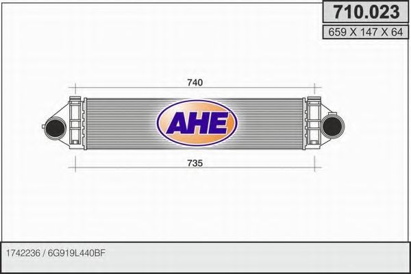 710.023 AHE Brake System Guide Sleeve, brake caliper