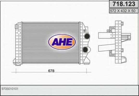 718.123 AHE Air Supply Intercooler, charger