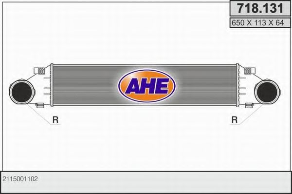 718.131 AHE Air Supply Intercooler, charger