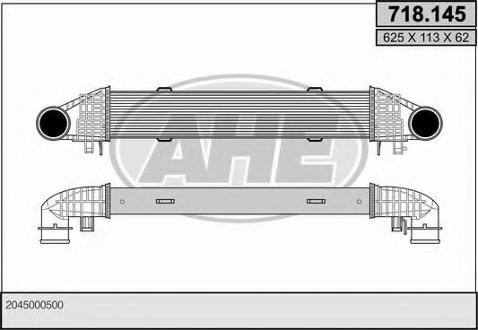 718.145 AHE Air Supply Intercooler, charger