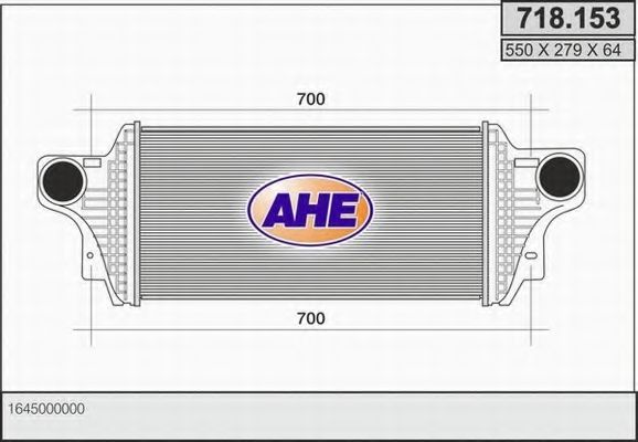 718.153 AHE Exhaust System Catalytic Converter