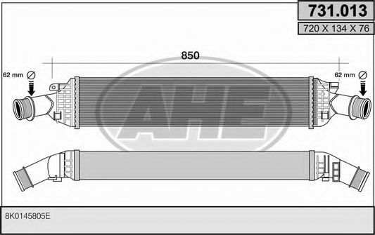 731.013 AHE Intercooler, charger