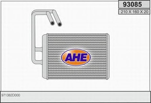 93085 AHE Heating / Ventilation Heat Exchanger, interior heating