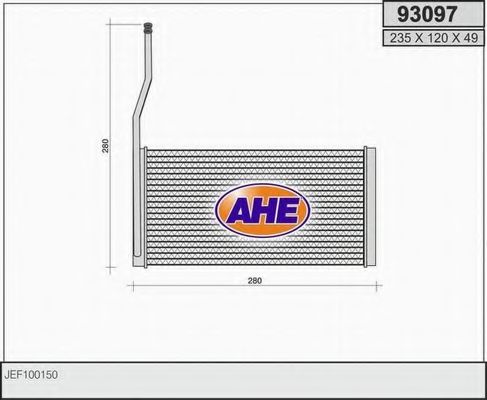 93097 AHE Exhaust System Soot/Particulate Filter, exhaust system