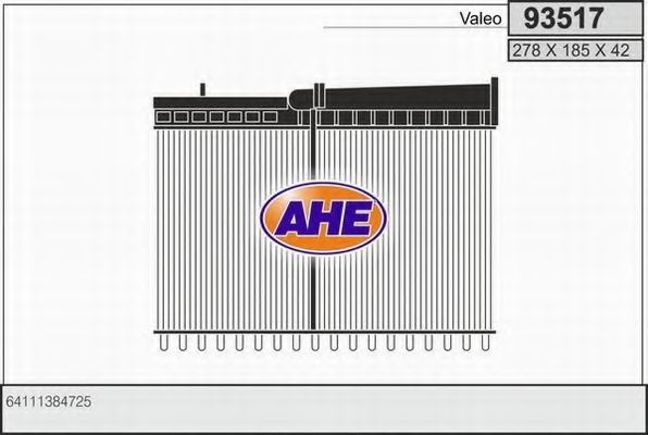 93517 AHE Heating / Ventilation Heat Exchanger, interior heating