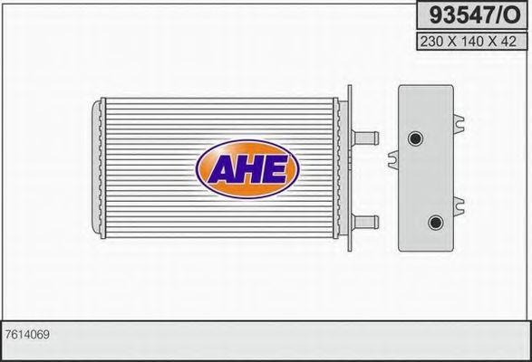 93547/O AHE Heat Exchanger, interior heating
