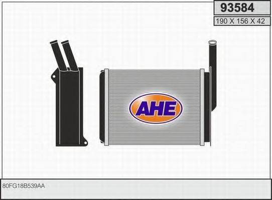 93584 AHE Heat Exchanger, interior heating