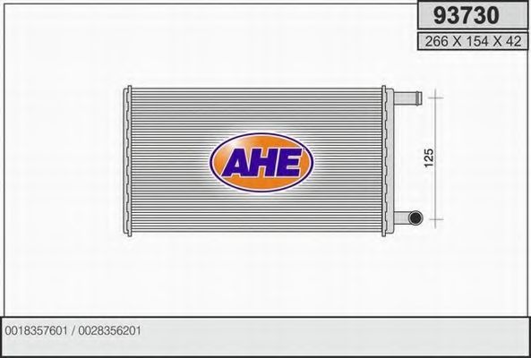 93730 AHE Heating / Ventilation Heat Exchanger, interior heating