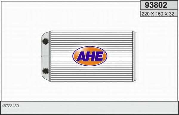 93802 AHE Heating / Ventilation Heat Exchanger, interior heating