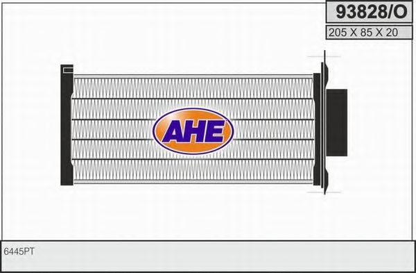93828/O AHE Heating / Ventilation Heat Exchanger, interior heating