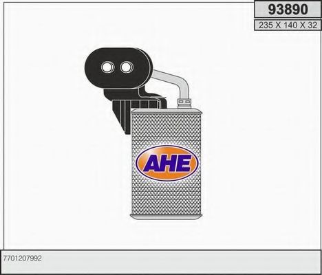 93890 AHE Heating / Ventilation Heat Exchanger, interior heating