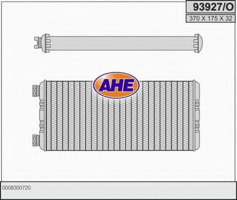 93927/O AHE Heat Exchanger, interior heating