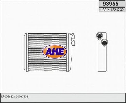 93955 AHE Heating / Ventilation Heat Exchanger, interior heating