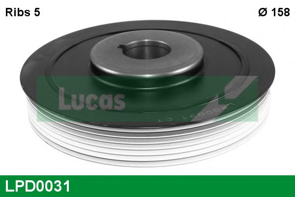 LPD0031 LUCAS+ENGINE+DRIVE Riementrieb Riemenscheibensatz, Kurbelwelle