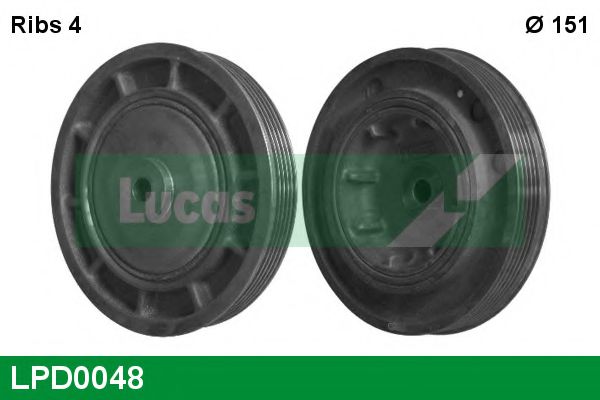 LPD0048 LUCAS+ENGINE+DRIVE Belt Pulley, crankshaft