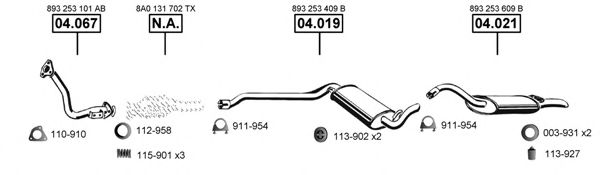 AU060710 ASMET Exhaust System Exhaust System