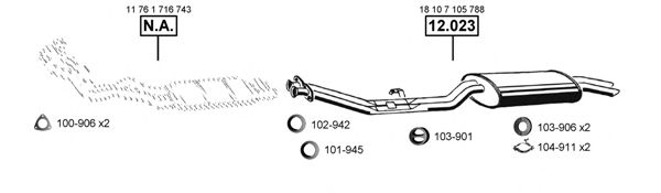 BM120815 ASMET Exhaust System Exhaust System