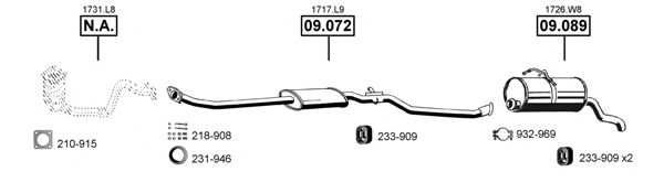 CI090225 ASMET Exhaust System Exhaust System