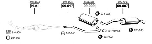 CI090435 ASMET Exhaust System Exhaust System