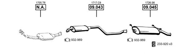 CI092435 ASMET Exhaust System Exhaust System