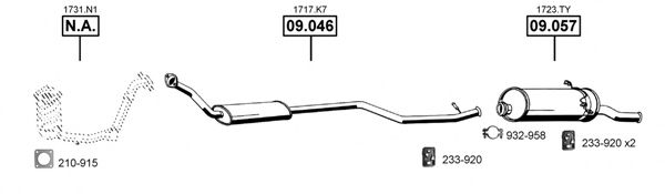 CI092705 ASMET Exhaust System Exhaust System
