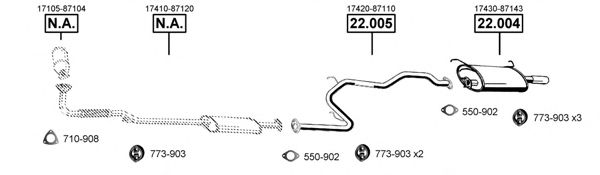 DH220105 ASMET Exhaust System