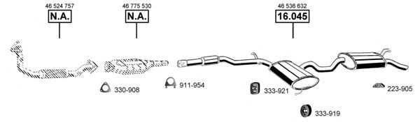 FI160095 ASMET Exhaust System Exhaust System
