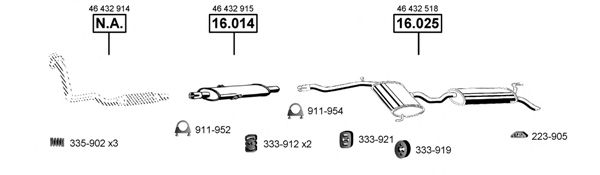 FI160200 ASMET Exhaust System Exhaust System