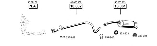 FI163010 ASMET Exhaust System Exhaust System