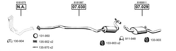FO070245 ASMET Exhaust System