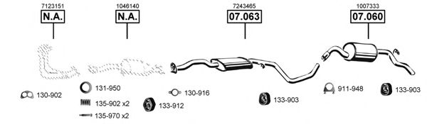 FO070290 ASMET Exhaust System