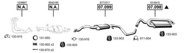 FO070360 ASMET Exhaust System