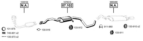 FO070405 ASMET Exhaust System Exhaust System