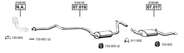 FO070455 ASMET Exhaust System