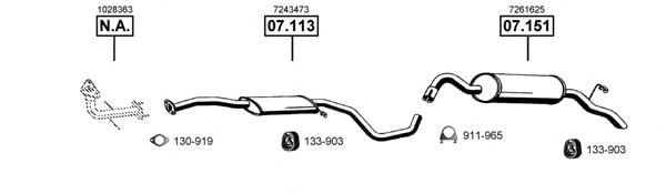 FO070475 ASMET Exhaust System