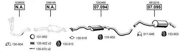 FO070600 ASMET Exhaust System