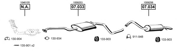 FO070945 ASMET Exhaust System