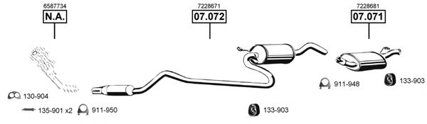 FO071650 ASMET Exhaust System