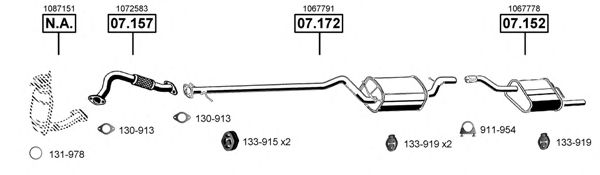 FO072900 ASMET Exhaust System Exhaust System