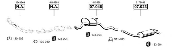 FO074815 ASMET Exhaust System
