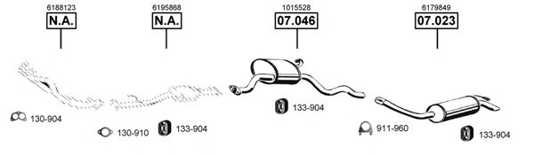 FO074840 ASMET Exhaust System