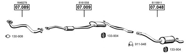 FO074930 ASMET Exhaust System