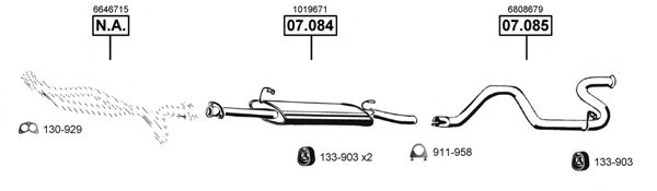 FO075500 ASMET Exhaust System Exhaust System