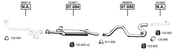 FO075585 ASMET Exhaust System