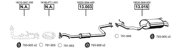 HO130175 ASMET Exhaust System
