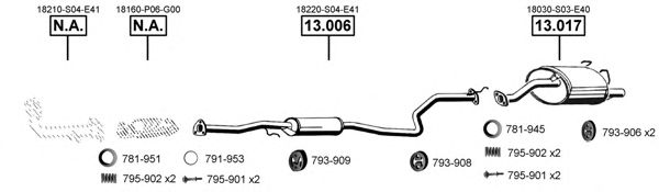 HO130445 ASMET Exhaust System
