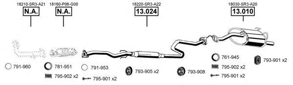 HO130510 ASMET Exhaust System
