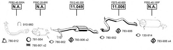 MA112010 ASMET Exhaust System Exhaust System
