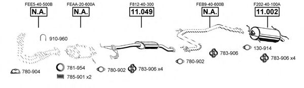 MA112410 ASMET Exhaust System Exhaust System