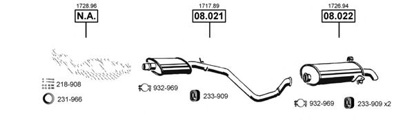 PE081970 ASMET Exhaust System Exhaust System